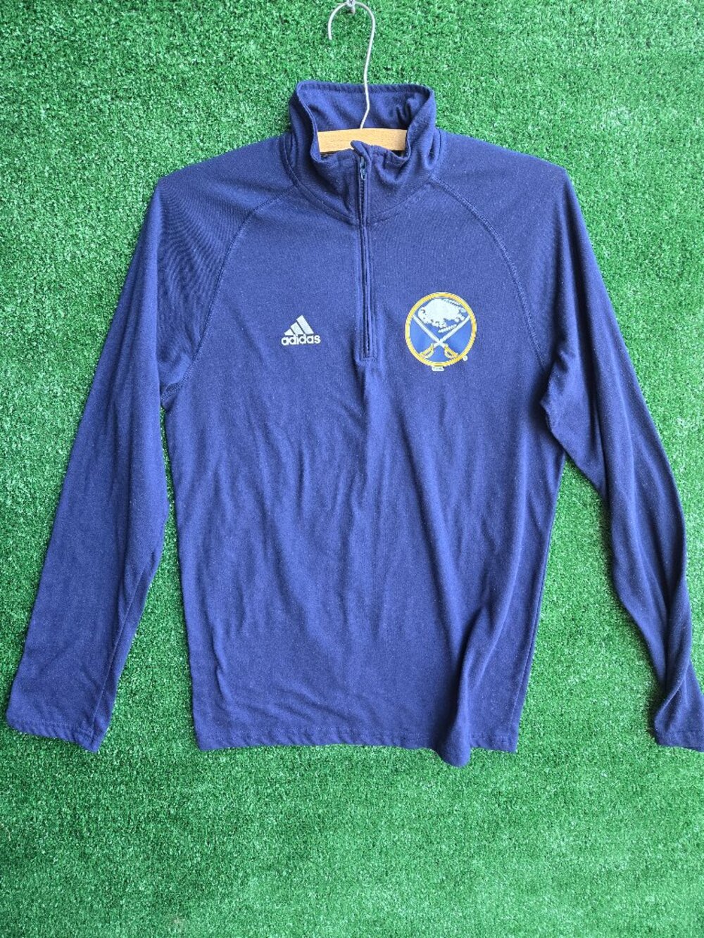 NHL Buffalo Sabres quarter-zip jacket Adidas